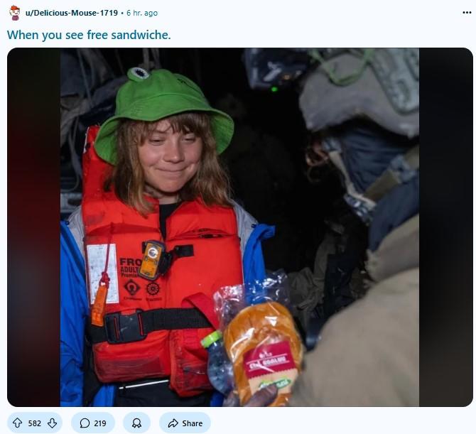 When you see free sandwiche u/Delicious-Mouse-1719. 6 hr. ago When you see free sandwiche. 582 219 FRO ADULT Promich Share CGOAL ***