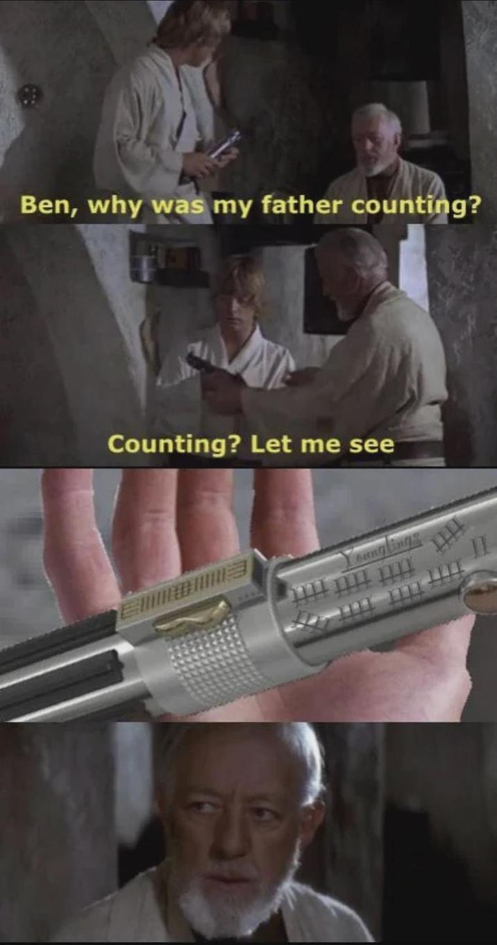 CEN Ben, why was my father counting? Counting? Let me see UPP II