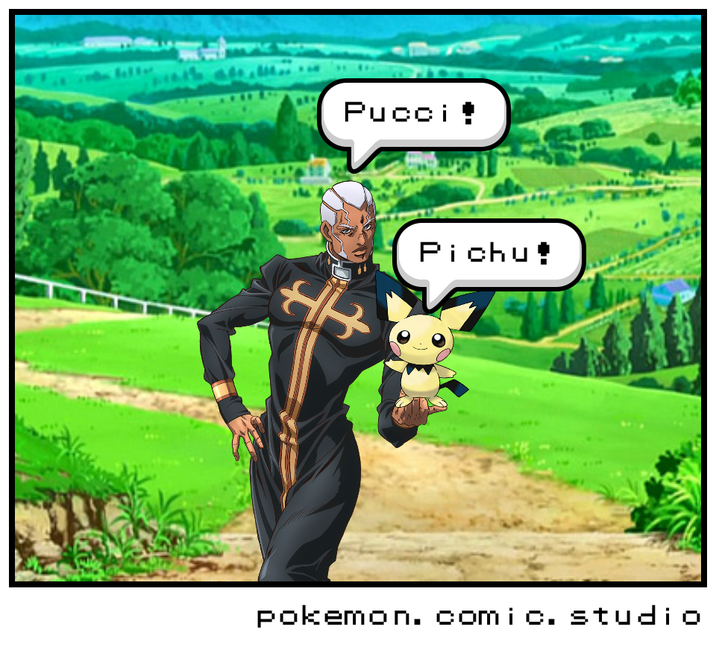Pucci ! Pichu! pokemon. comic. studio