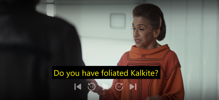 ☐ Do you have foliated Kalkite? 10 10