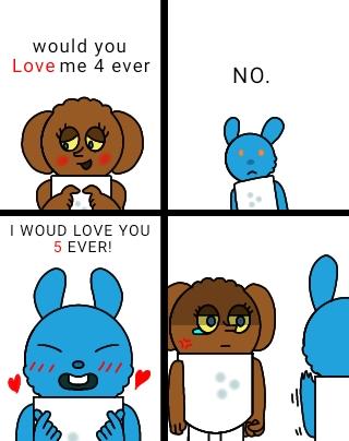 would you Love me 4 ever I WOUD LOVE YOU 5 EVER! Am NO.