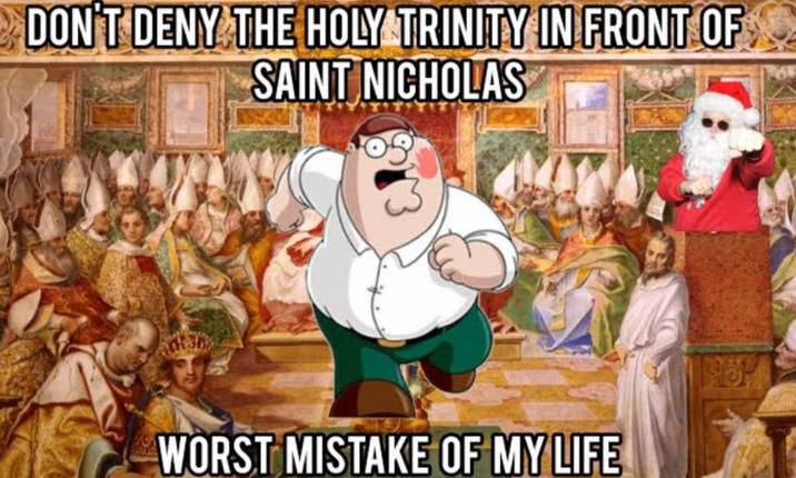 DON'T DENY THE HOLY TRINITY IN FRONT OF SAINT NICHOLAS WORST MISTAKE OF MY LIFE