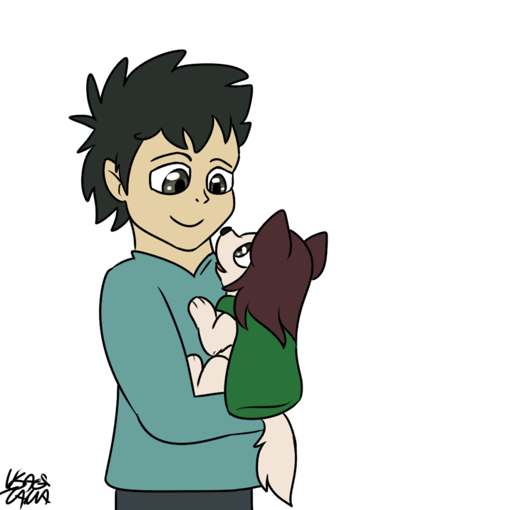 Commissioned by me based on "my fanfiction":https://www.fanfiction.net/s/14412409/1/Wolf-Children-The-New-Chapter