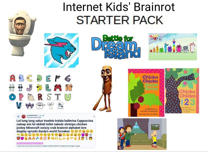 Internet Kids' Brainrot STARTER PACK Battle for Dream Island BLOCKS 00 A B C DEF LMN HI R STU D r/numberblocks 1 hr. ago International Pen8535 Lol tung tung sahur traelelo tralala ballerina Cappuccina catnap win lol skibidi toilet nakedc shrimpo chicken jockey Minecraft swizzy crab brainrot alphabet lore dogday sprunki dandy's world forsaken ☺☺☺☺ News about the Numberblocks series Tung tung tung tung tung sahur traelelo tralala ballerina Cappuccina trippi troppa 10 Chicka Chicka Boom Boom by Bill Martin Jr and John Archambault illustrated by Lois Ehlert Chicka Chicka 123 Bill Martin Jr Michael Sampson Lois Ehlert