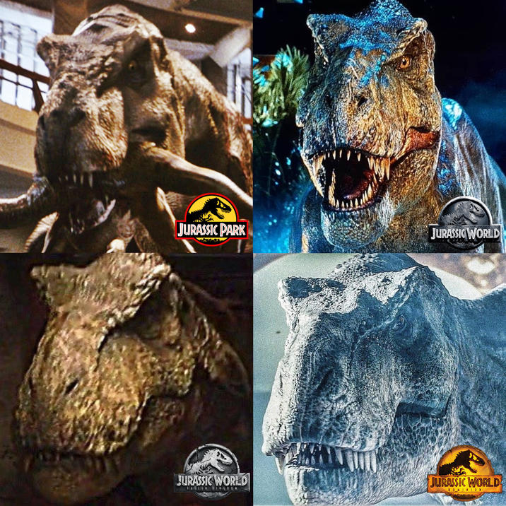 JURASSIC PARK T JURASSIC WORLD JURASSIC WORLD FALLEN KINGDOM JURASSIC WORLD DOMINION