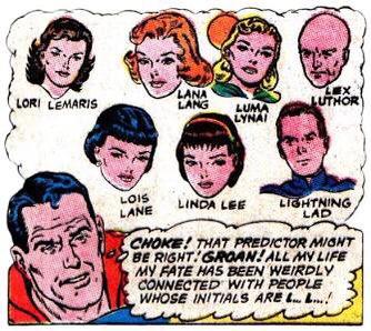 This LL might be the most important name for Superman

Lana Lang
Lois Lane
Lori Lemaris
Lex Luthor
Lena Luthor
Lionel Luthor
Linda Lee

I see a pattern