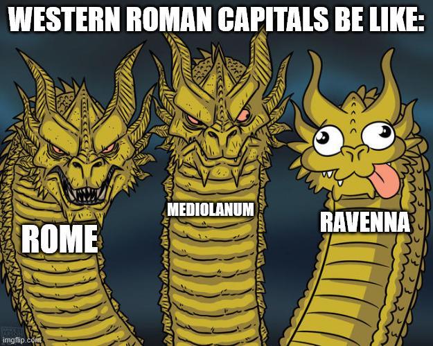 Western Roman capitals in a nutshell | History Memes | Know Your Meme
