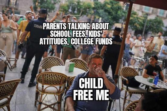 PARENTS TALKING ABOUT SCHOOL FEES, KIDS' ATTITUDES, COLLEGE FUNDS CHILD FREE ME