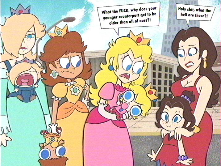 What the F---, why does your younger counterpart get to be older than all of ours?! H--------, what the hell are those?! LWB