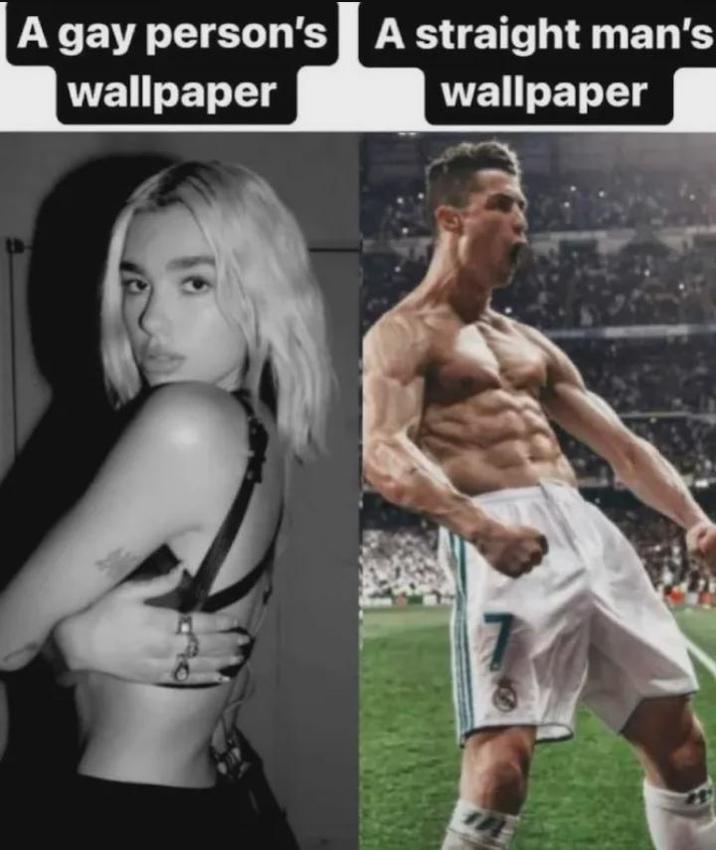 A gay person's A straight man's wallpaper wallpaper