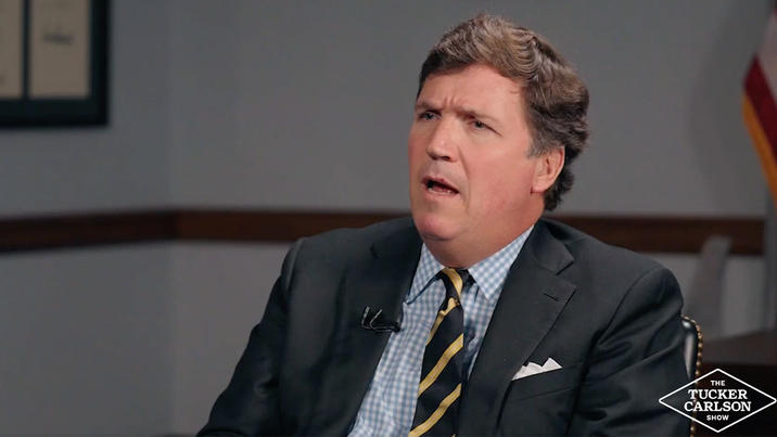 Tucker Carlson Asking Questions Template E THE TUCKER CARLSON SHOW
