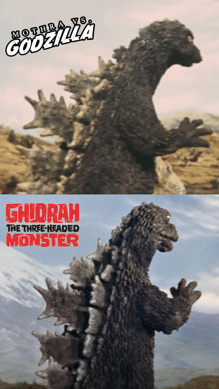 MOTHRA VS GODZILLA GHIDRAH THE THREE-HEADED MONSTER N