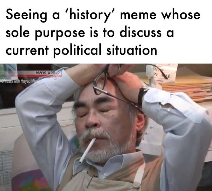 Seeing a 'history' meme whose sole purpose is to discuss a current political situation 10 Years with Hayao Mi NHK WORLD JAPAN
