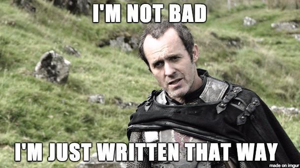 I'M NOT BAD I'M JUST WRITTEN THAT WAY made on imgur