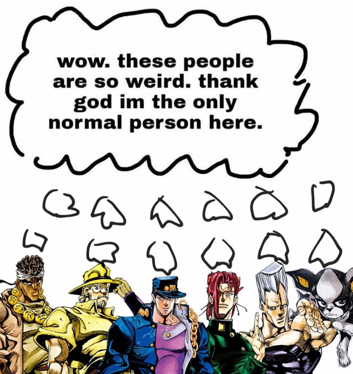 wow. these people are so weird. thank god im the only normal person here. 00 ۵ 0