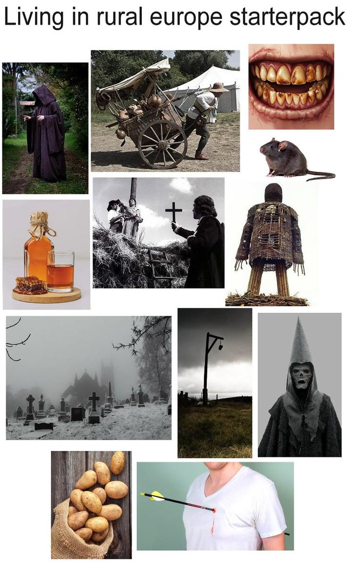 Living in rural europe starterpack +