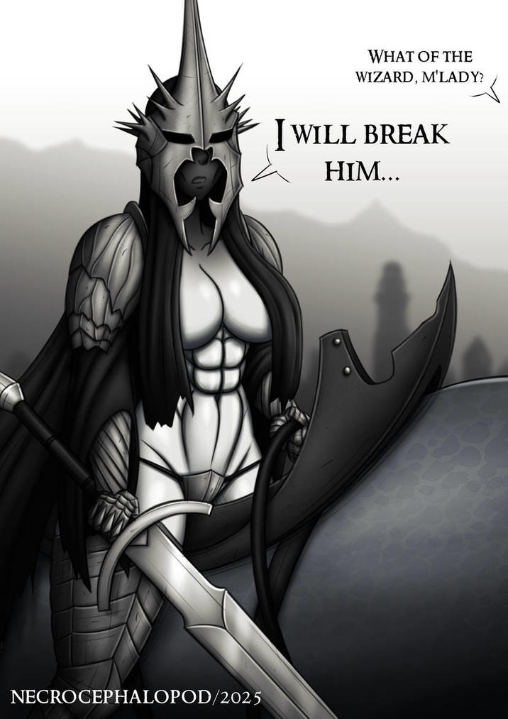 NECROCEPHALOPOD/2025 WHAT OF THE WIZARD, M'LADY? I WILL BREAK HIM...