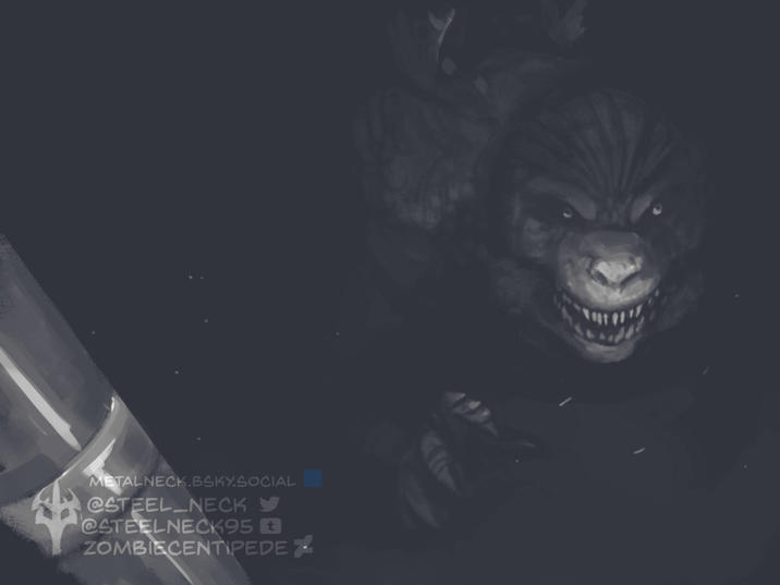 METALNECK.BSKY.SOCIAL @STEEL NECK Y @STEELNECK95 ± ZOMBIECENTIPEDE