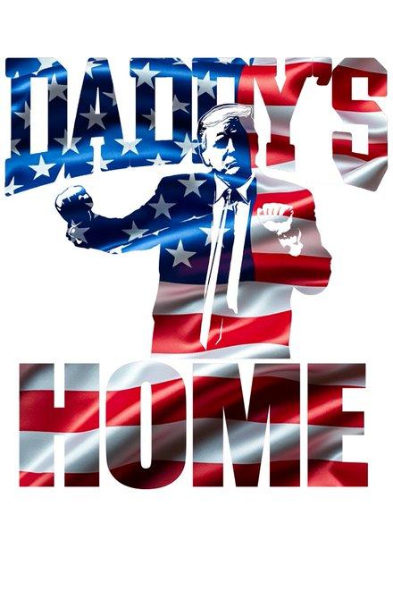 Trump's Daddy's home illustration DADAY'S HOME