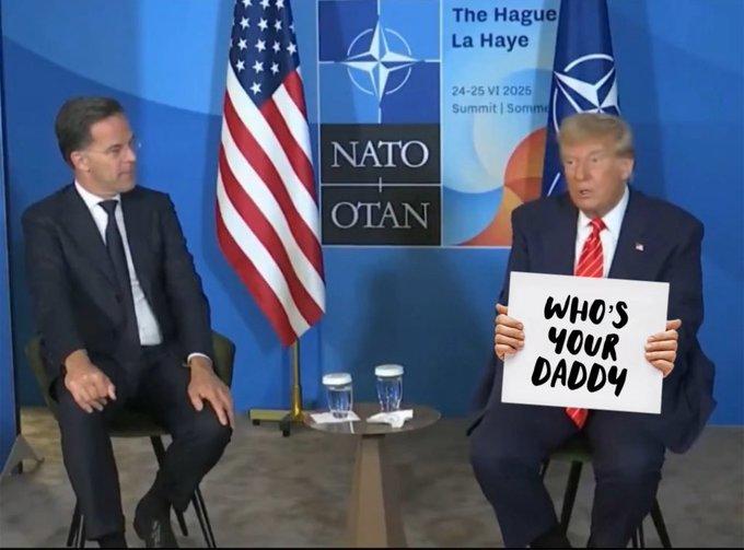 The Hague La Haye NATO 24-25 VI 2025 Summit | Somme OTAN WHO'S YOUR DADDY