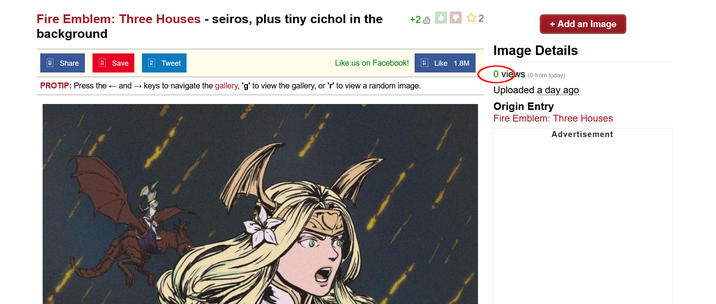 Fire Emblem: Three Houses - seiros, plus tiny cichol in the background +2 2 Share Save Tweet Like us on Facebook! PROTIP: Press the and→→ keys to navigate the gallery, 'g' to view the gallery, or 'r' to view a random image. + Add an Image Image Details Like 1.8M 0 views (0 from today) Uploaded a day ago Origin Entry Fire Emblem: Three Houses Advertisement