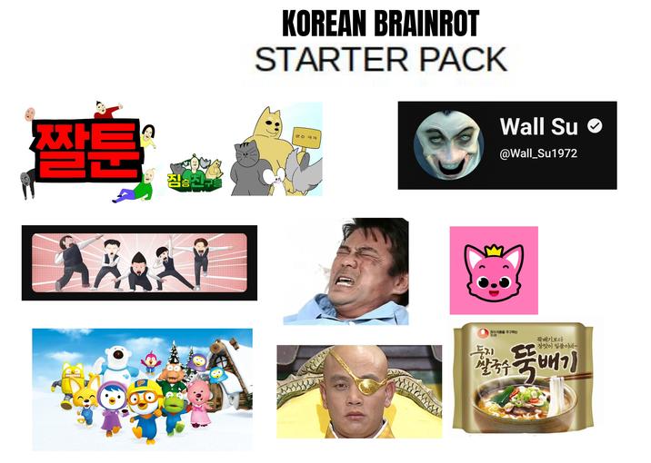 짤툰 짐승친구들 ORORO KOREAN BRAINROT STARTER PACK ㄹㅇ ㅋㅋ Wall Su✔ @Wall_Su1972 장수식품을 추구하는 농심 둥지 뚝배기보다 장맛이 일품이네~ 쌀국수국배기