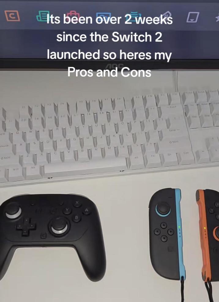 OSW Its been over 2 weeks since the Switch 2 launched so heres my Pros and Cons wie All All 1325 7330 CU De