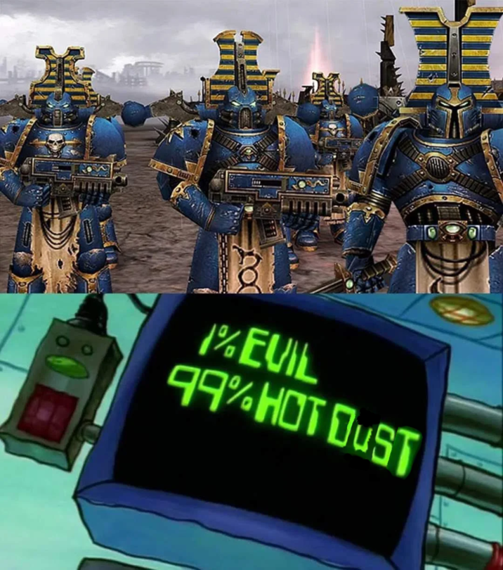 1% EVIL 99% HOT DUST