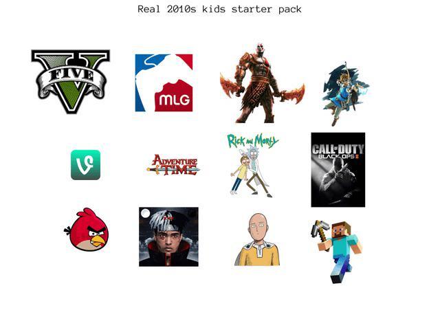 Real 2010s kids starter pack FIVE MLG Rick Morty CALL DUTY ADVENTURE BLACK OPS