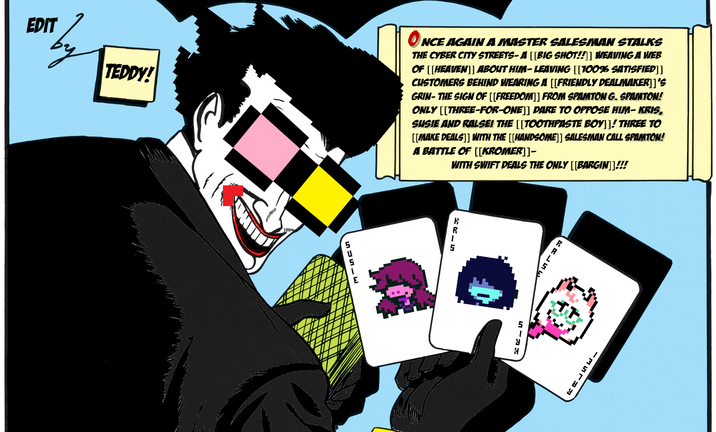 4 years late for a spamton edit, oh well.