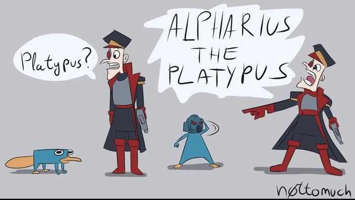 Platypus? ALPHARIUS THE PLATYPUS nottomuch