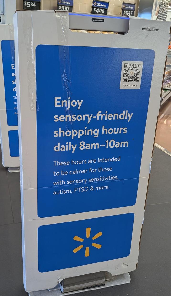 $584 Low Price $3.97 Low Price $498 d Th to wi au ESSBER ANTI-THEFT SYSTEM Low Price $647 DWO ANTI-THEFT SYSTEM Learn more Enjoy sensory-friendly shopping hours daily 8am-10am These hours are intended to be calmer for those with sensory sensitivities, autism, PTSD & more.