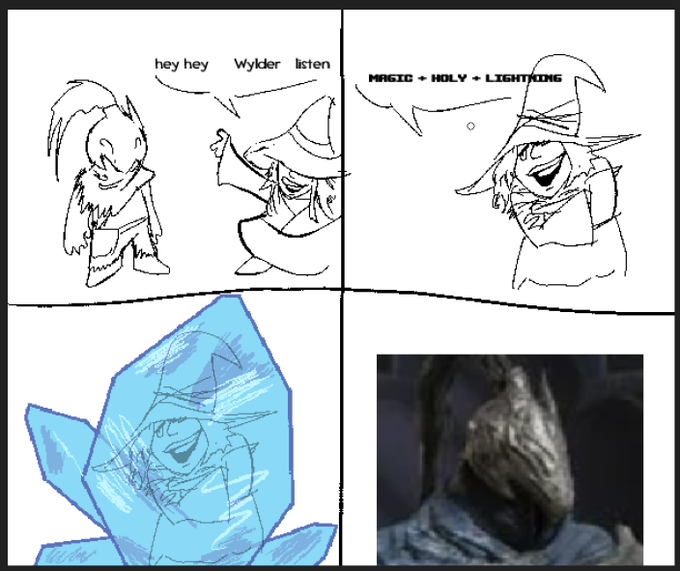 hey hey Wylder listen MAGIC + HOLY + LIGHTNING