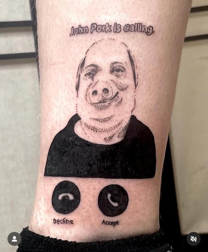 John Pork is calling. Decline Accept 71