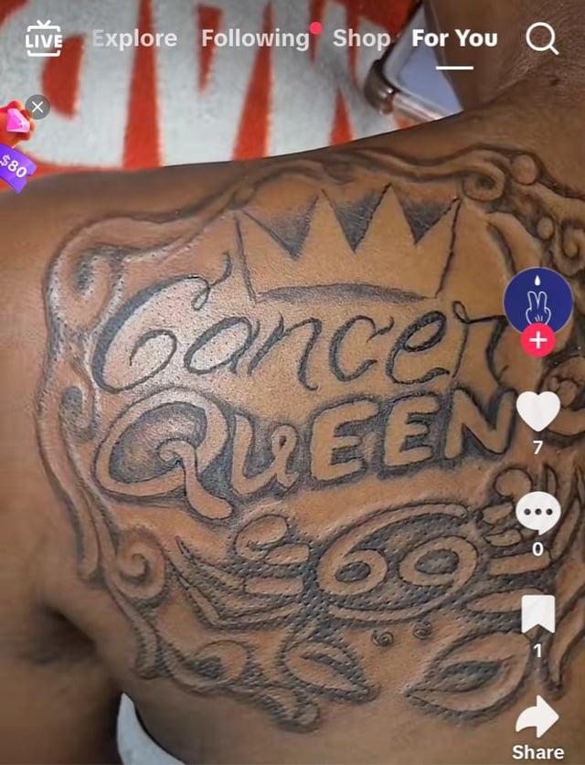 $80 LIVE Explore Following Shop For You Cancer QUEEN +3 7 0 Share a