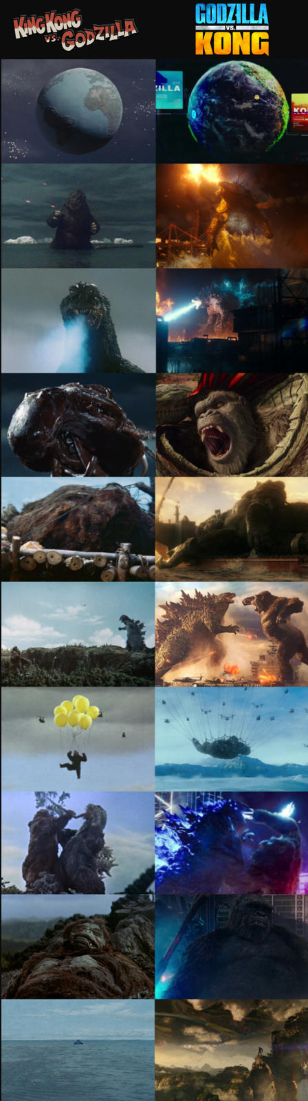 KING KONG VS CODZILLA 399 HILLA GODZILLA IVS. KONG KO