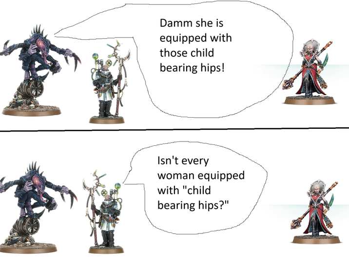 Damm she is equipped with those child bearing hips! Isn't every woman equipped with "child bearing hips?"