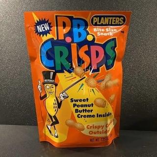 NEW PLANTERS Bite Size Snack PBS CRISPS Sweet Peanut Butter Creme Inside Crispy Outsid NET WT 725