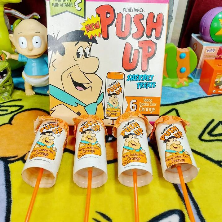 FENTSTONES FORTIFIED With VITAMIN FLINTSTONES PUSH FLINTSTONES PUSH UP Mobba Dabba Doo Orange UP SHERBET TREATS 6 FLINTSTONES USH Yabba Dabba Doo Orange Ruotats TOMMY'S obba Dabba Doo Orange obba Dabbo Orange Doo Yobba Dabba Doo Orange FLINTSTONES PUSH Yobba Dabba Doo Orange K