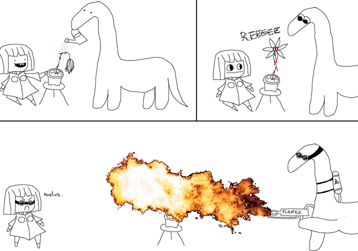 Heretics... RESEEE FLAMEZ
