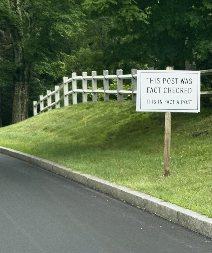 THIS POST WAS FACT CHECKED IT IS IN FACT A POST