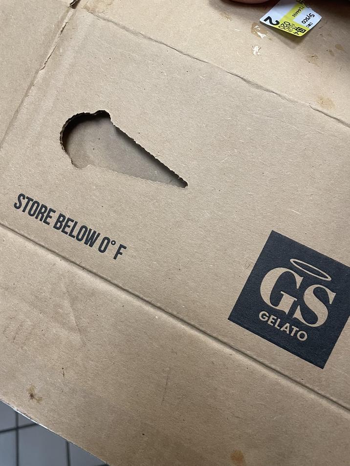 OWO Sysco 4 7144498 020 STORE BELOW 0° F GS GELATO