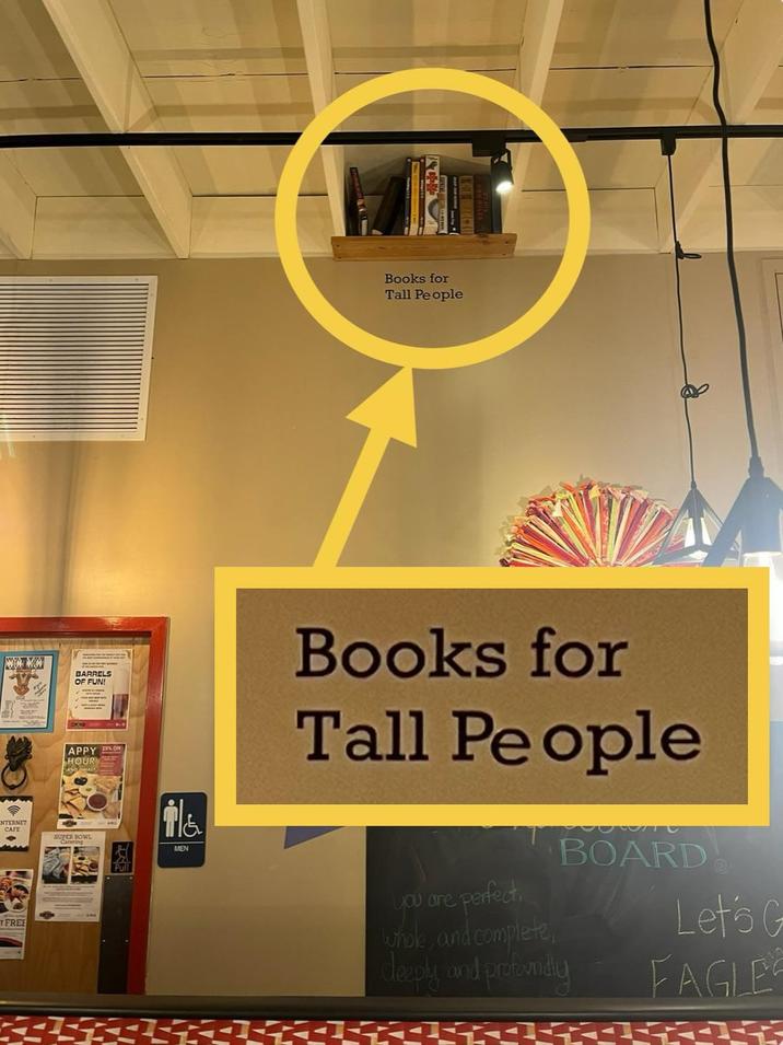 Books for Tall People BARRELS OF FUN! APPY HOUR Books for Tall People NTERNET SUPER BOWL TFREE Pull MEN BOARD you are perfect, whole, and complete, Let's G deeply and profoundly FAGLE