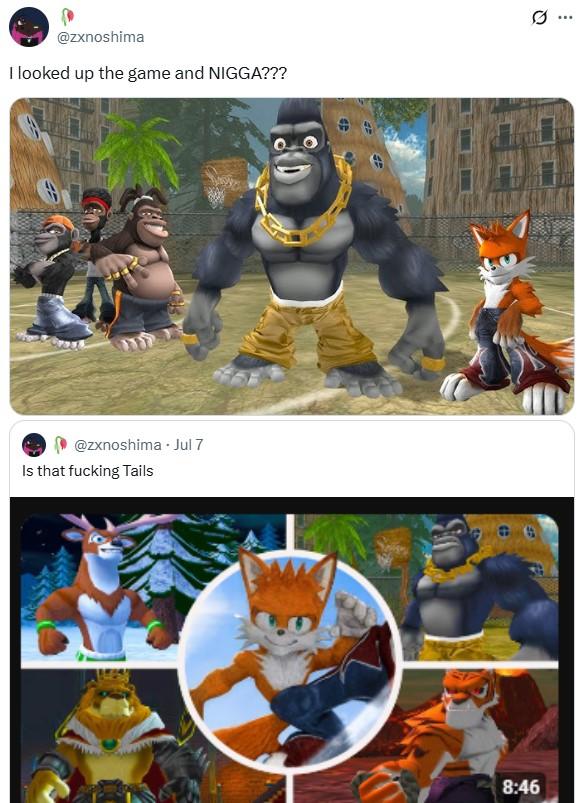 A post by X user zxnoshima. The post suggests Taiwan Coolfox is racist.
