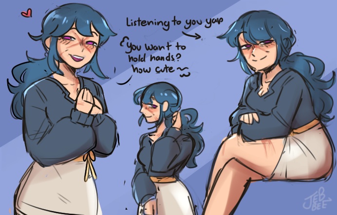 ร Listening to you yap you want to hold hands? how cute w