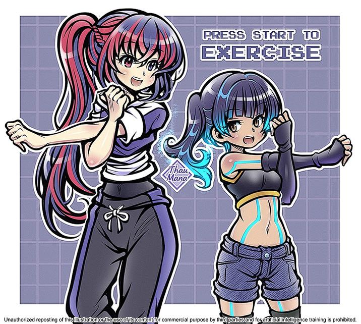 Thau Mana PRESS START TO EXERCISE กา Unauthorized reposting of this illustration or the use of its content for commercial purpose by third parties and for artificial intelligence training is prohibited.