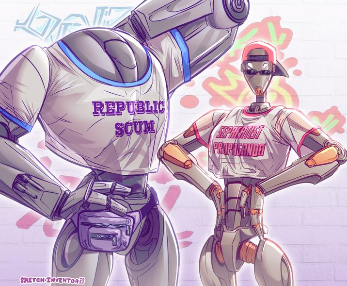 SKETCH INVENTOR 20 REPUBLIC SCUM SEPATAMIST PROPICANDA