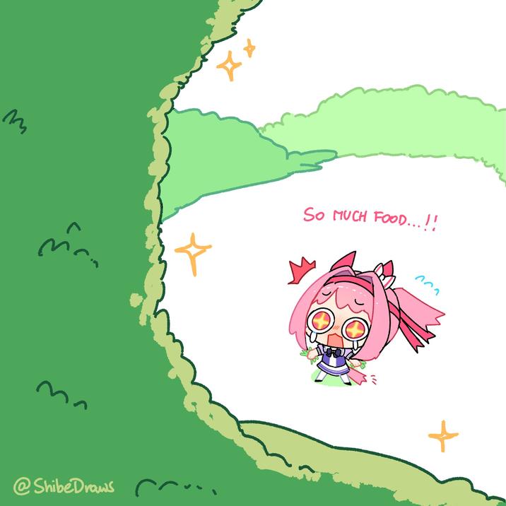 m ma @ShibeDraws SO MUCH FOOD...!! ミ ^^ +