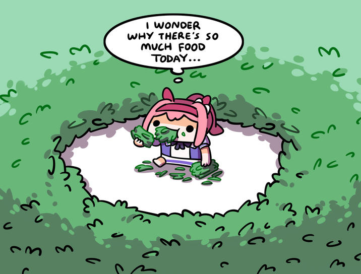 C сп 3 C C ६६ 3 | WONDER WHY THERE'S SO MUCH FOOD TODAY... 3