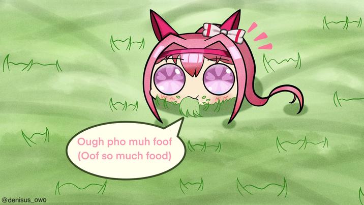 @denisus_oWO 가. m B) Ough pho muh foof (Oof so much food) 가